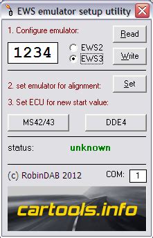 Cartools EWS3 emulator software .